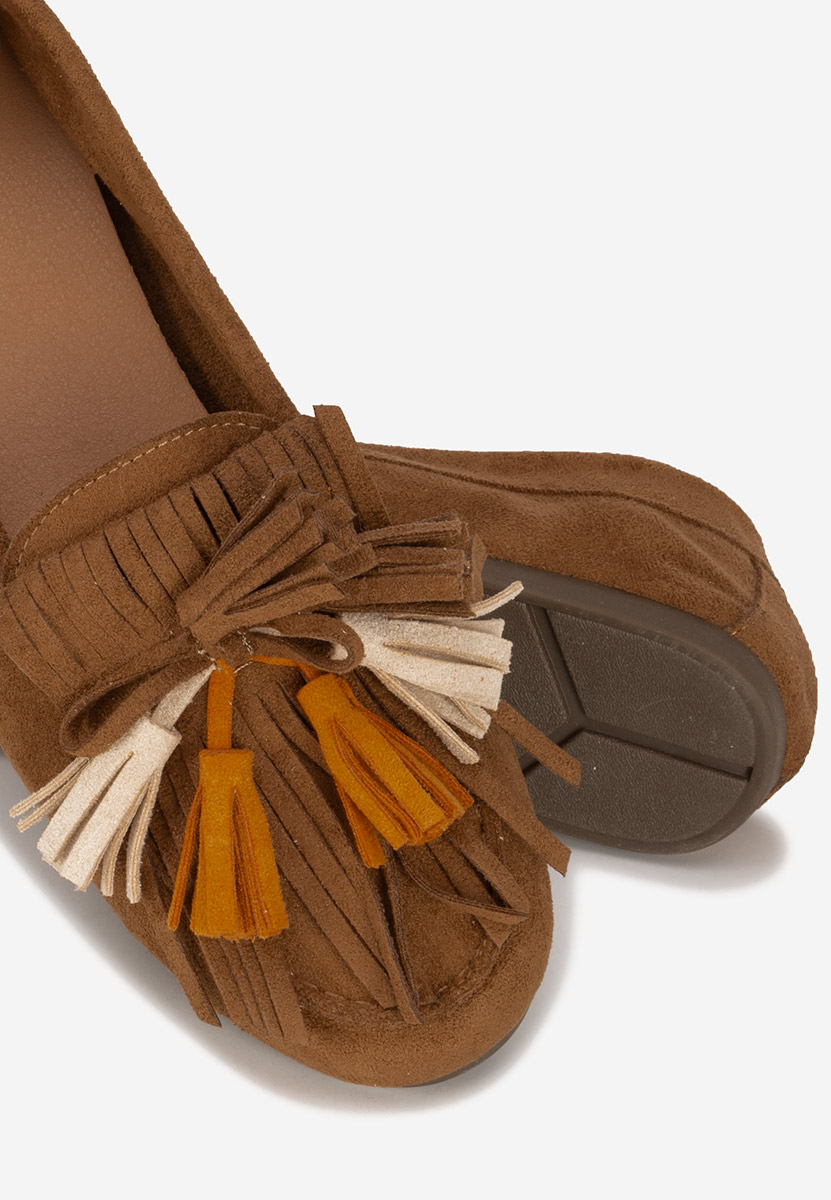 Mocassini da donna Sedania camel