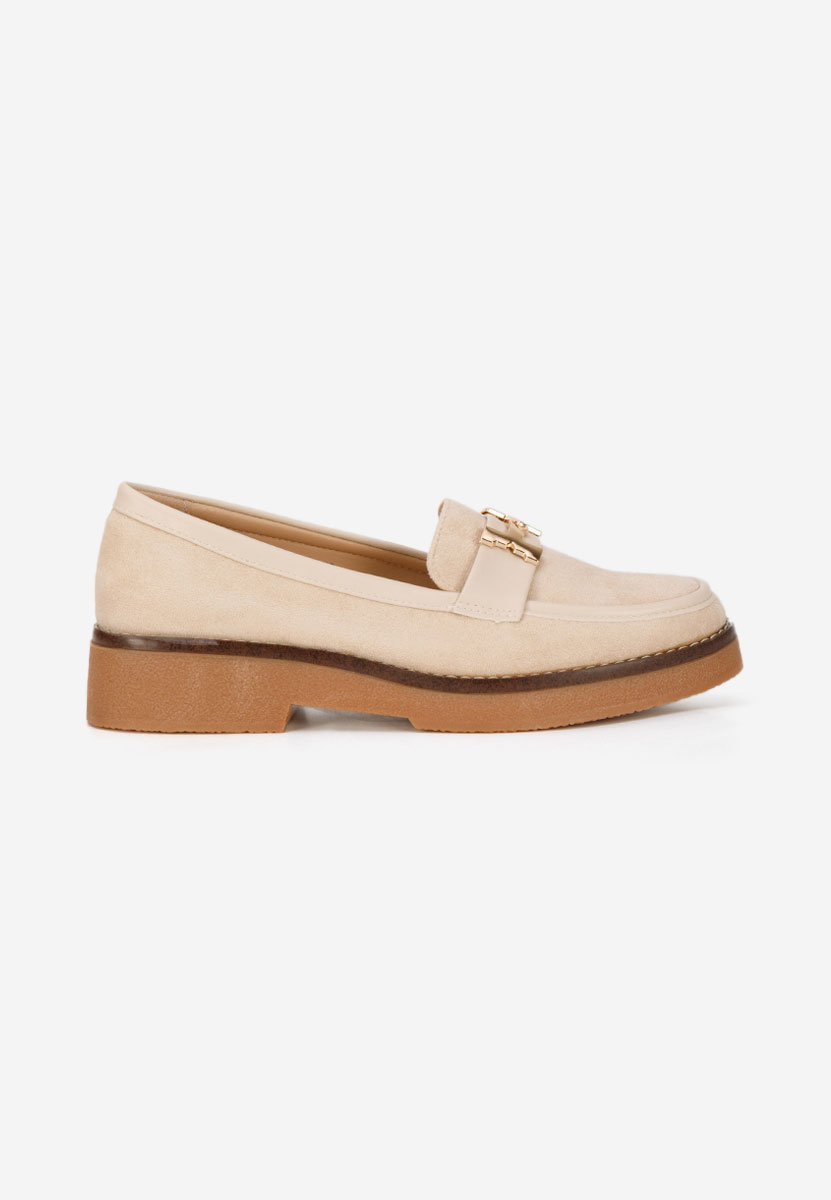 Mocassini donna pelle Hareia beige
