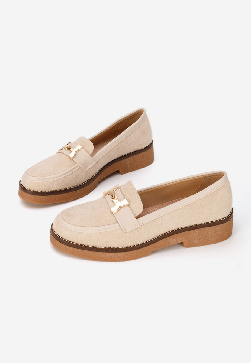 Mocassini donna pelle Hareia beige