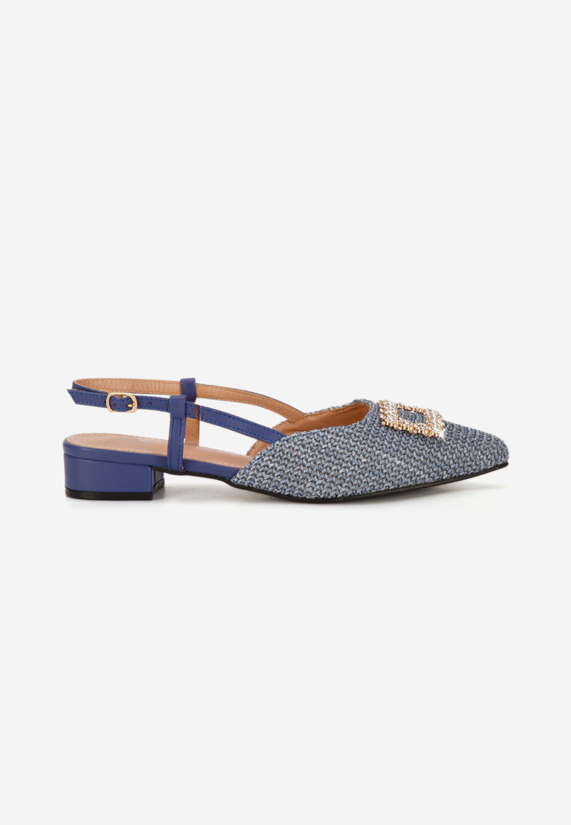 Décolleté Slingback Calistea blu marine