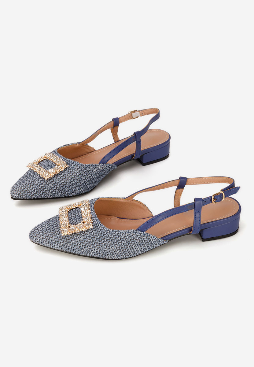 Décolleté Slingback Calistea blu marine