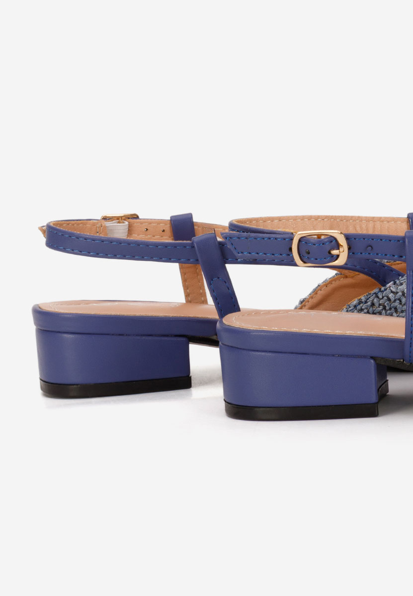 Décolleté Slingback Calistea blu marine