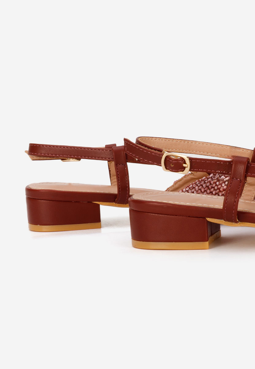 Décolleté Slingback Calistea granata