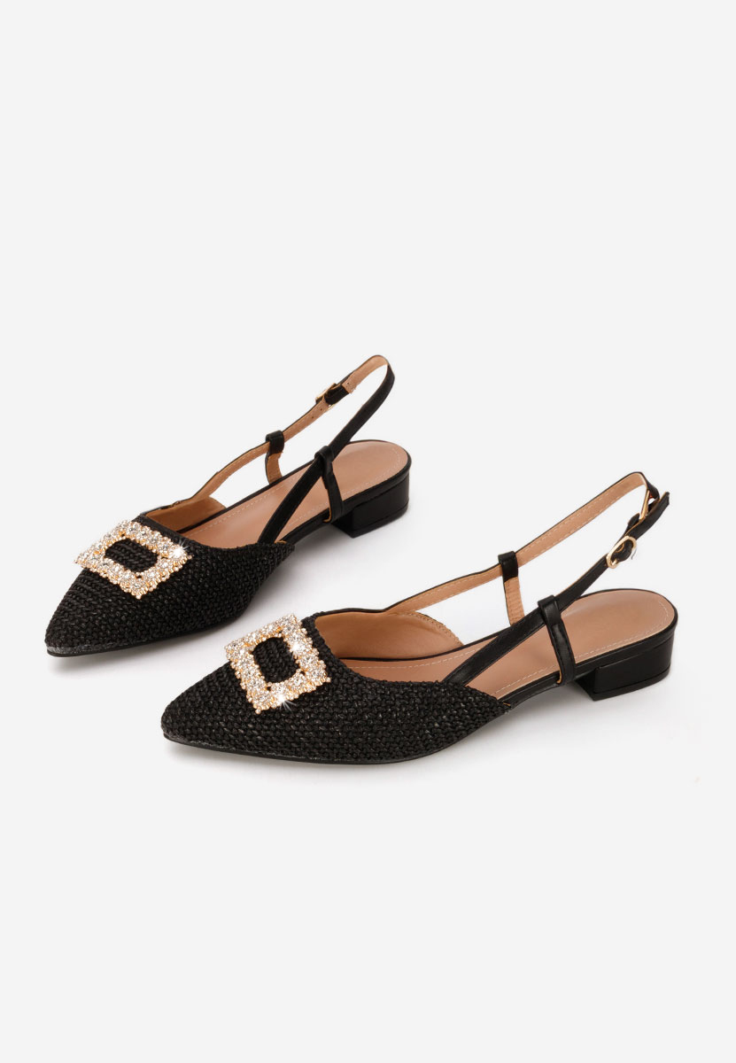 Décolleté Slingback Calistea nero