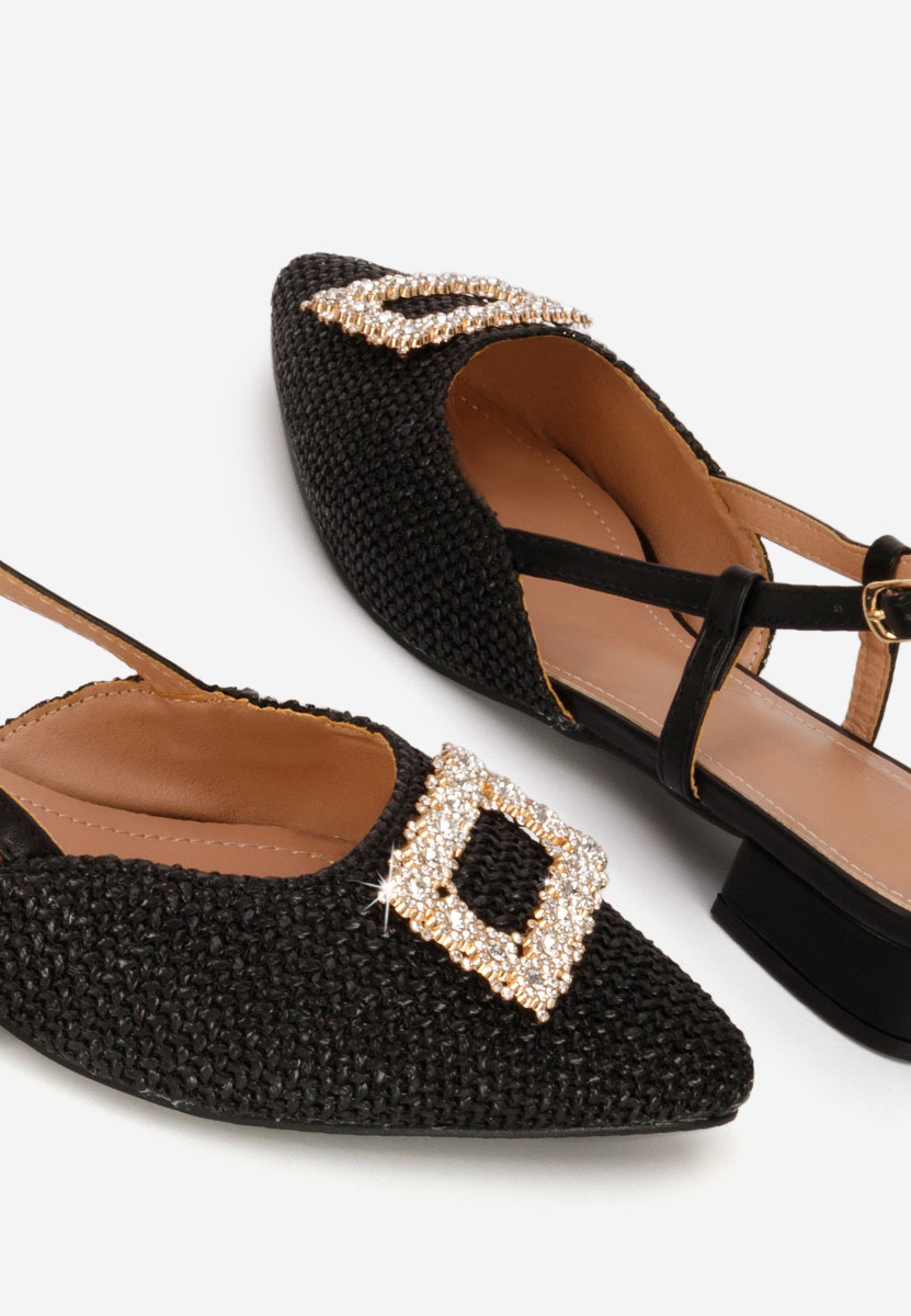 Décolleté Slingback Calistea nero