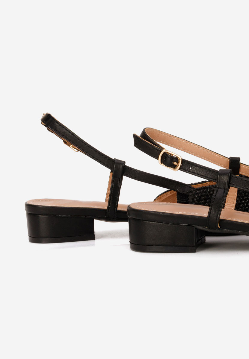 Décolleté Slingback Calistea nero
