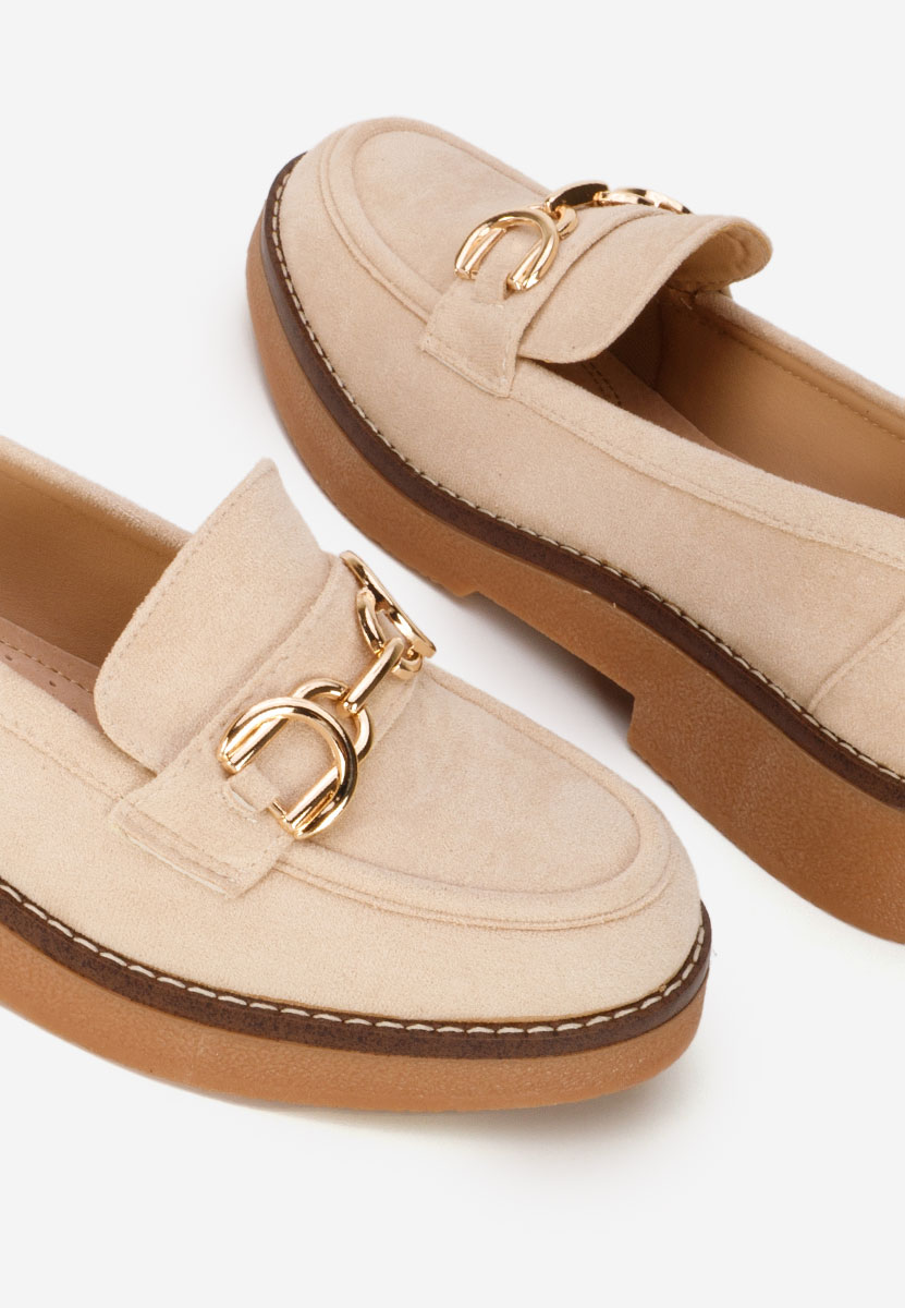 Mocassini da donna Zephya beige