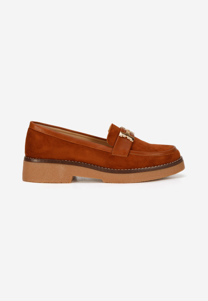 Mocassini donna pelle Hareia camel