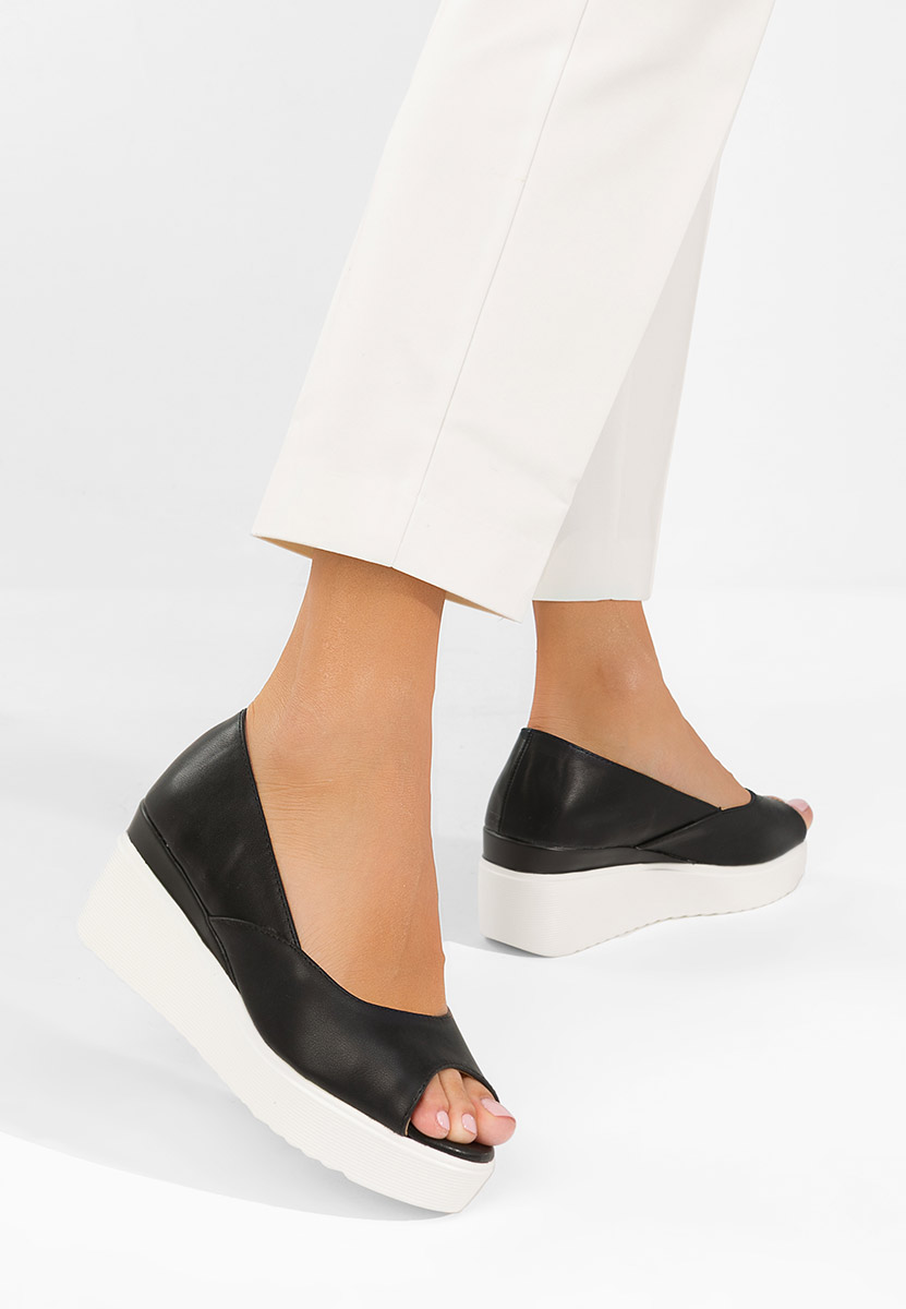 Scarpe con zeppa Luannsa nero