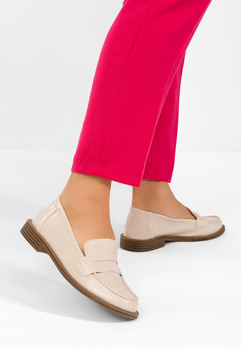 Mocassini da donna Zayrie beige