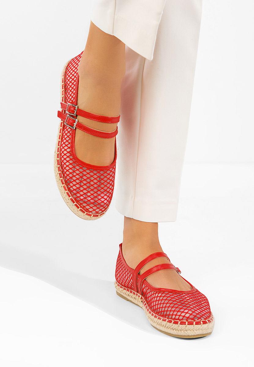 Espadrillas donna Nikia rosso