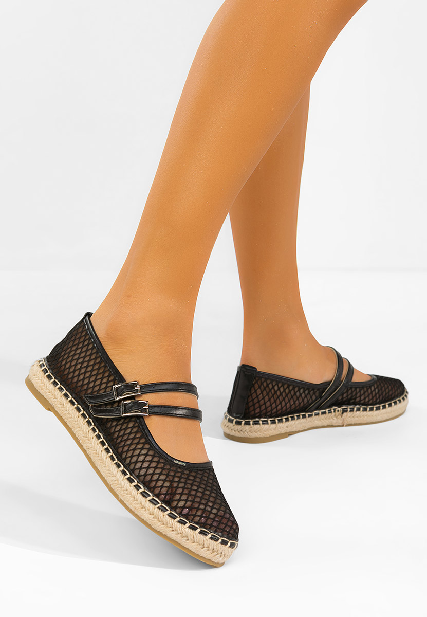 Espadrillas donna Nikia nero