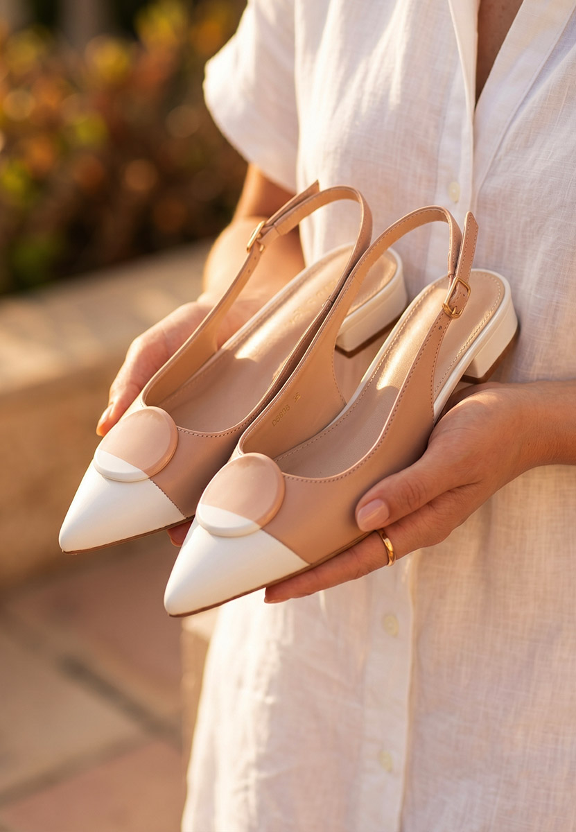 Décolleté Slingback Alissandra nude