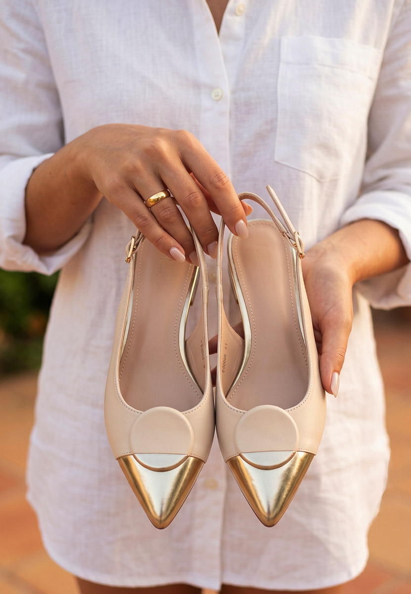 Décolleté Slingback Alissandra V2 beige