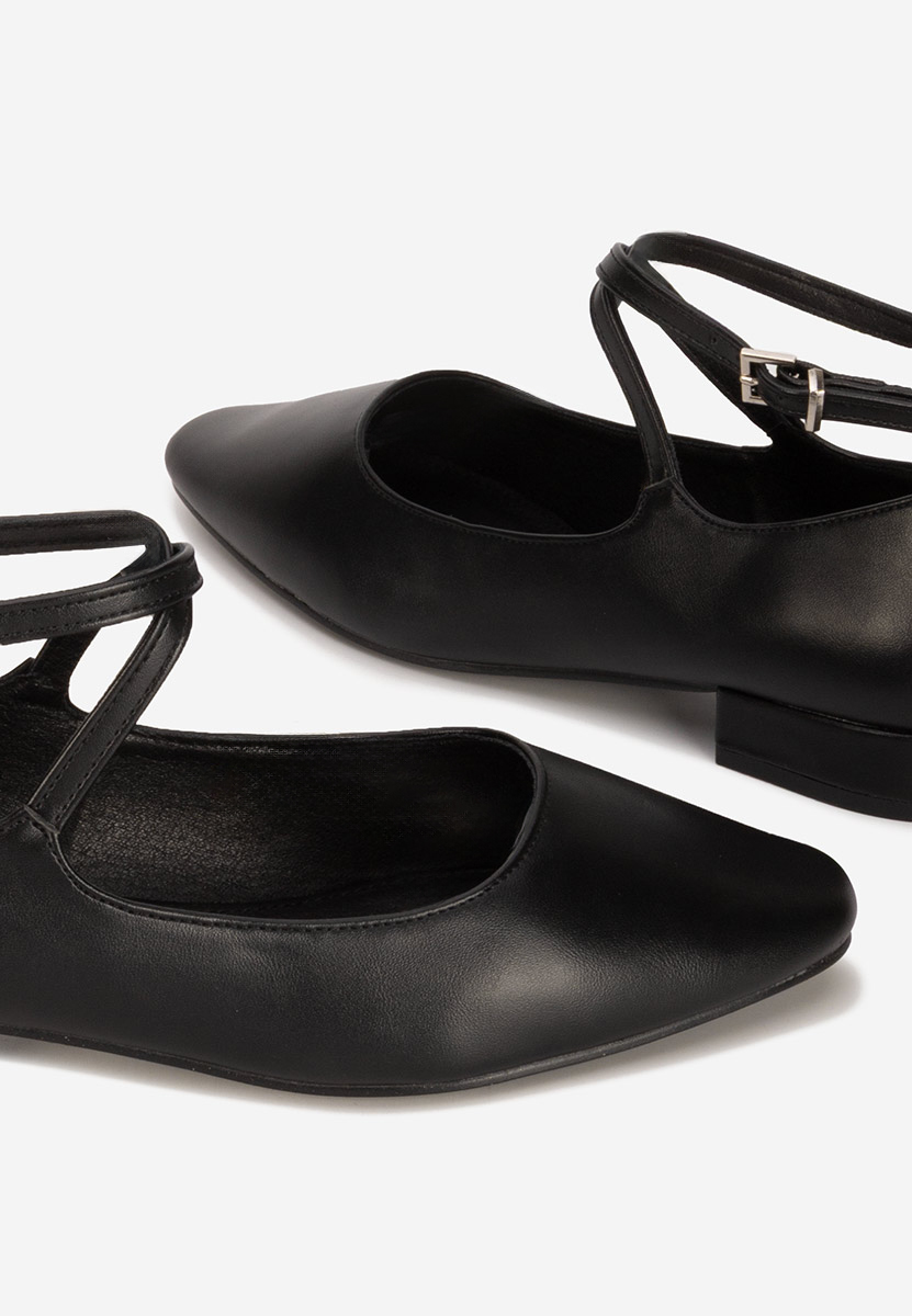 Décolleté tacco basso Hurania nero