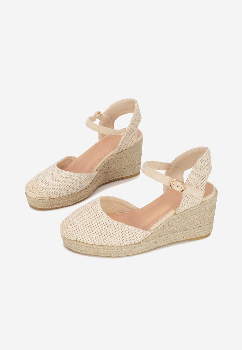 Zeppe estive Paty beige