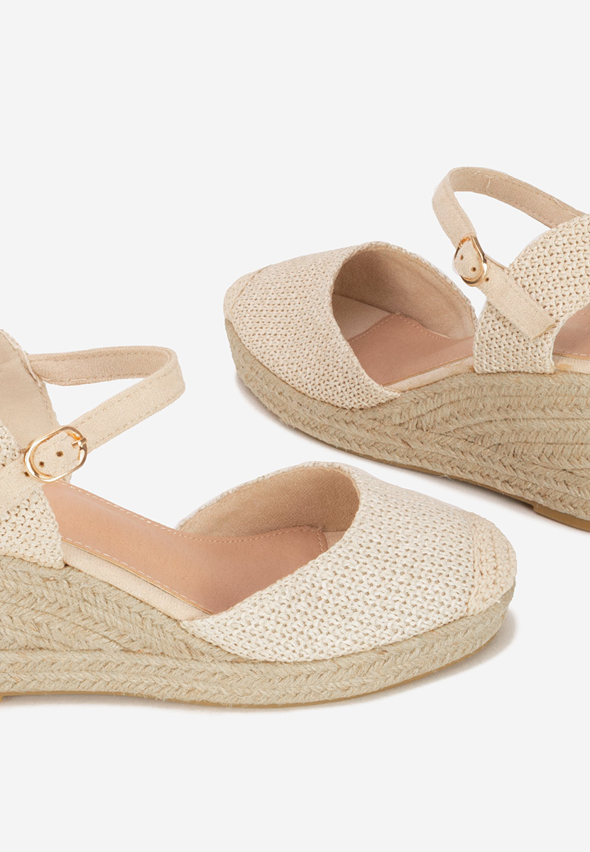 Zeppe estive Paty beige
