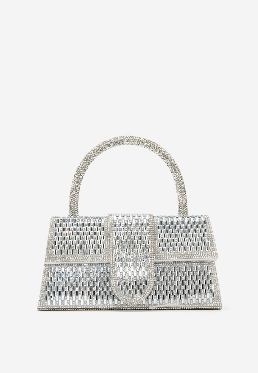 Borsa a mano Madinia argento