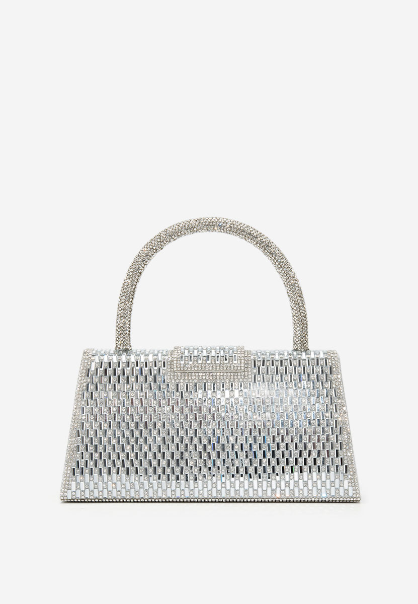 Borsa a mano Madinia argento
