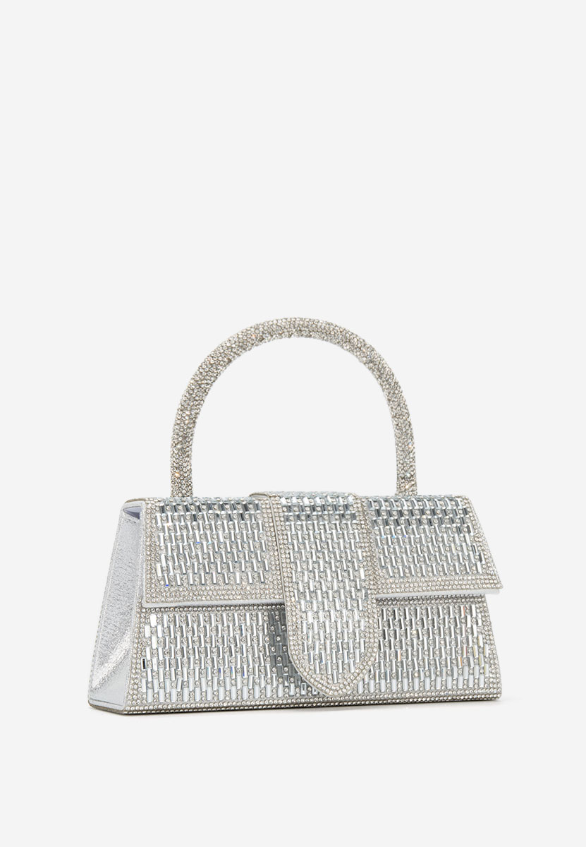 Borsa a mano Madinia argento