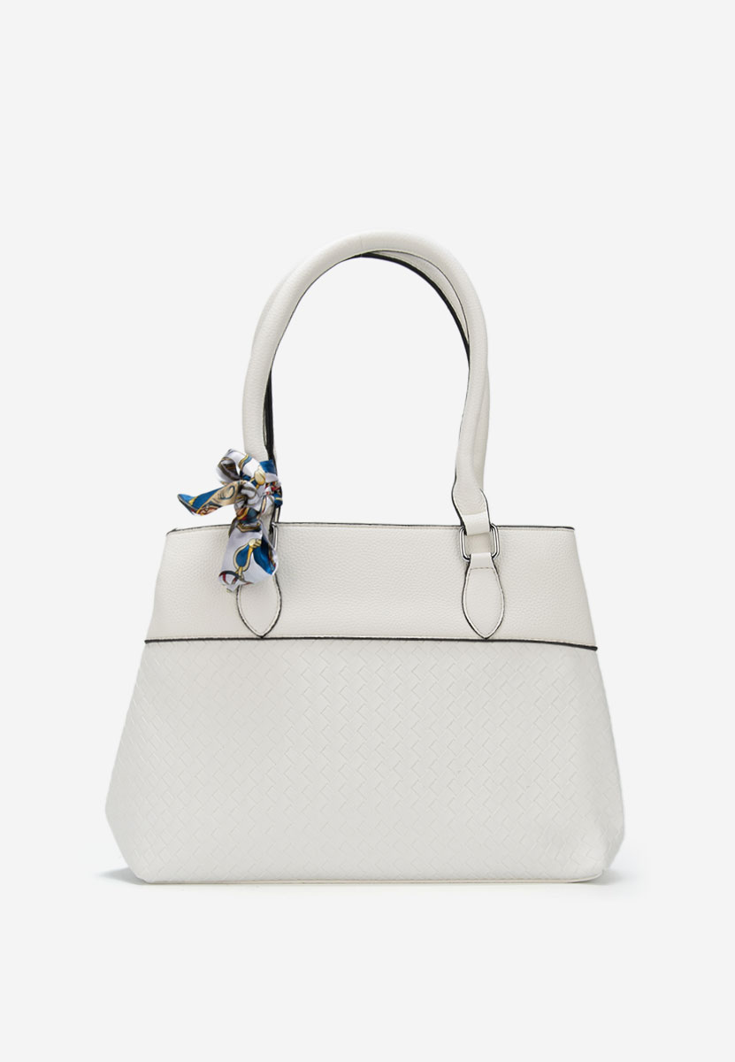 Borsa a mano Lazyra bianca