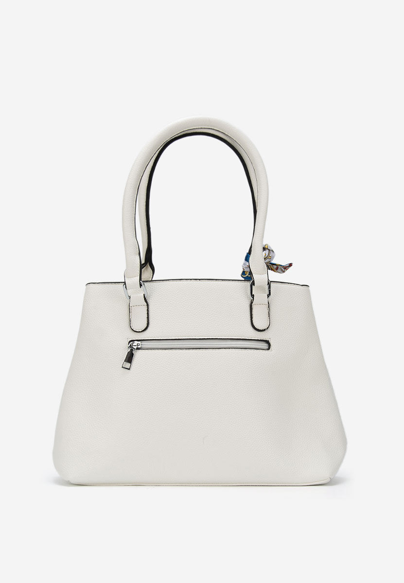 Borsa a mano Lazyra bianca