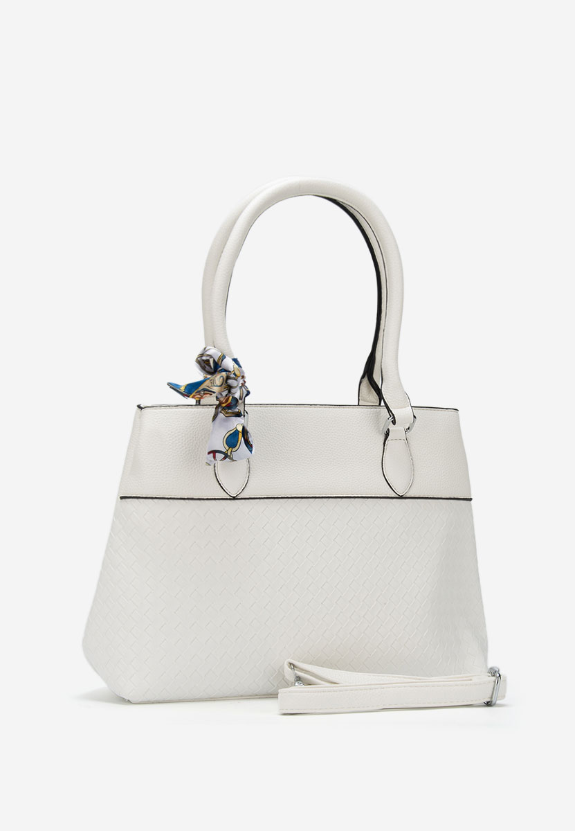 Borsa a mano Lazyra bianca