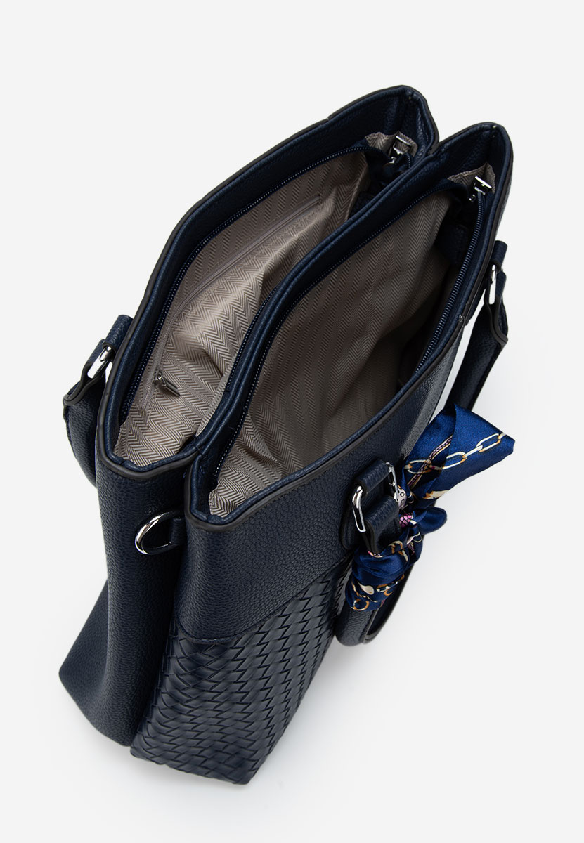 Borsa a mano Lazyra blu marine