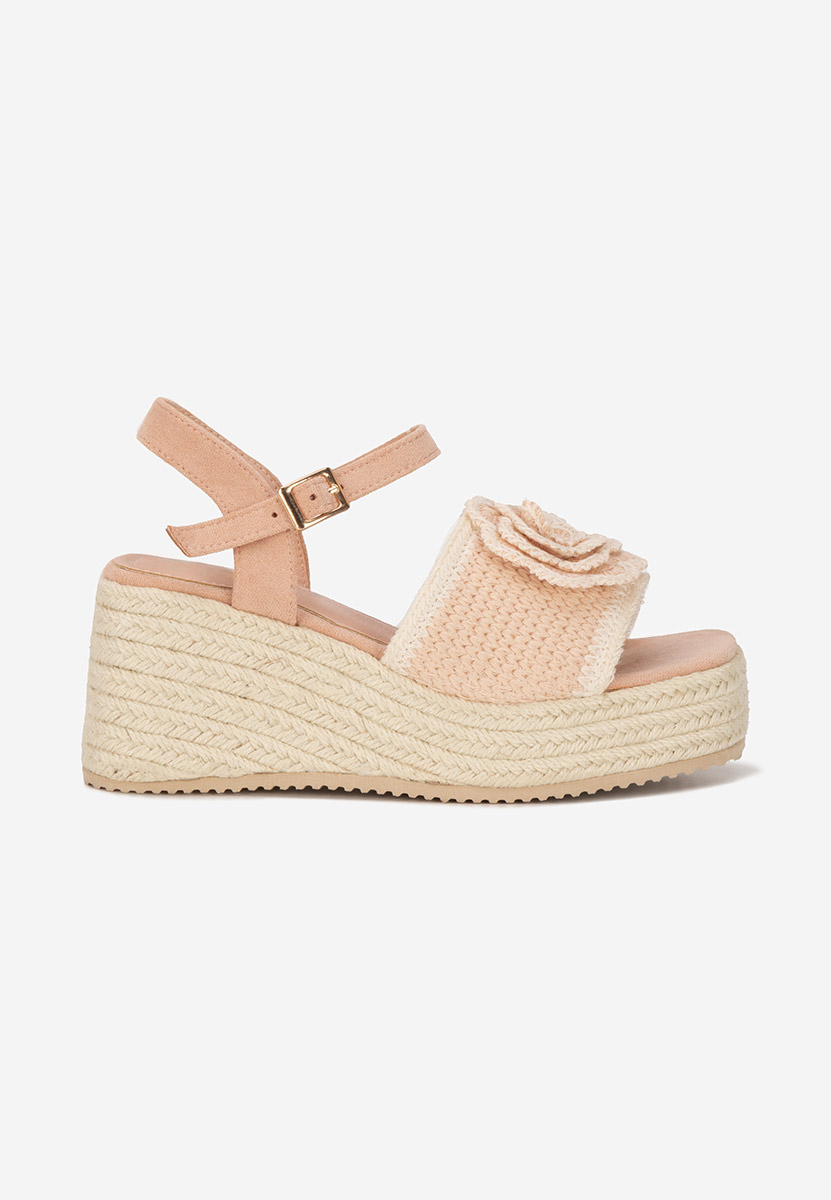 Sandali con zeppa Lorine rosa