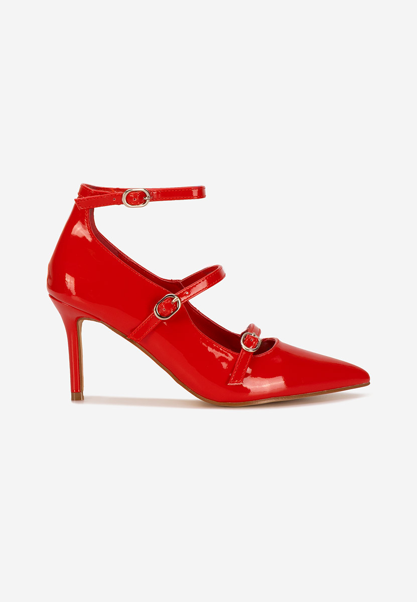 Décolleté tacco a spillo Nonalisa rosso