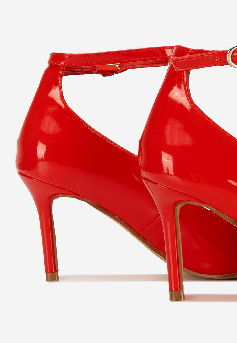 Décolleté tacco a spillo Nonalisa rosso
