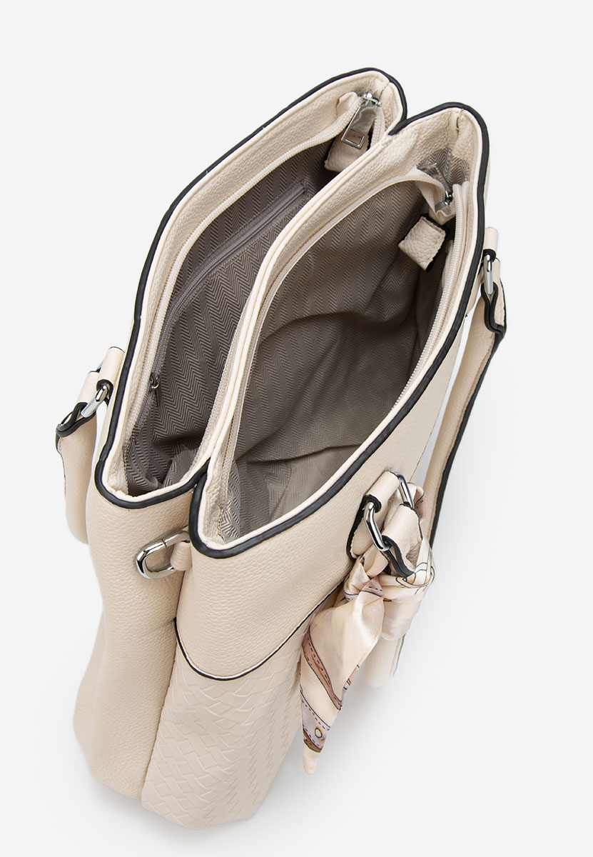 Borsa a mano Lazyra beige