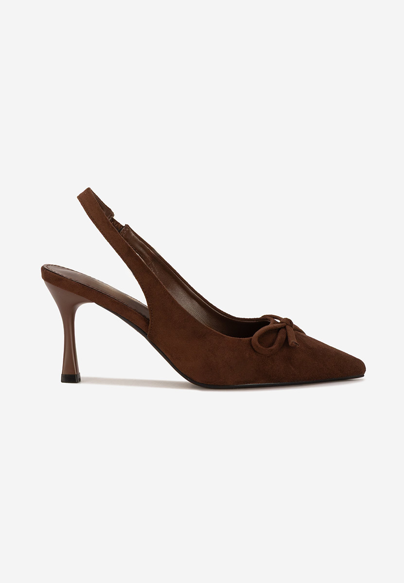 Décolleté Slingback Kamela marrone