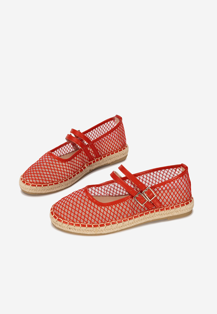Espadrillas donna Nikia rosso
