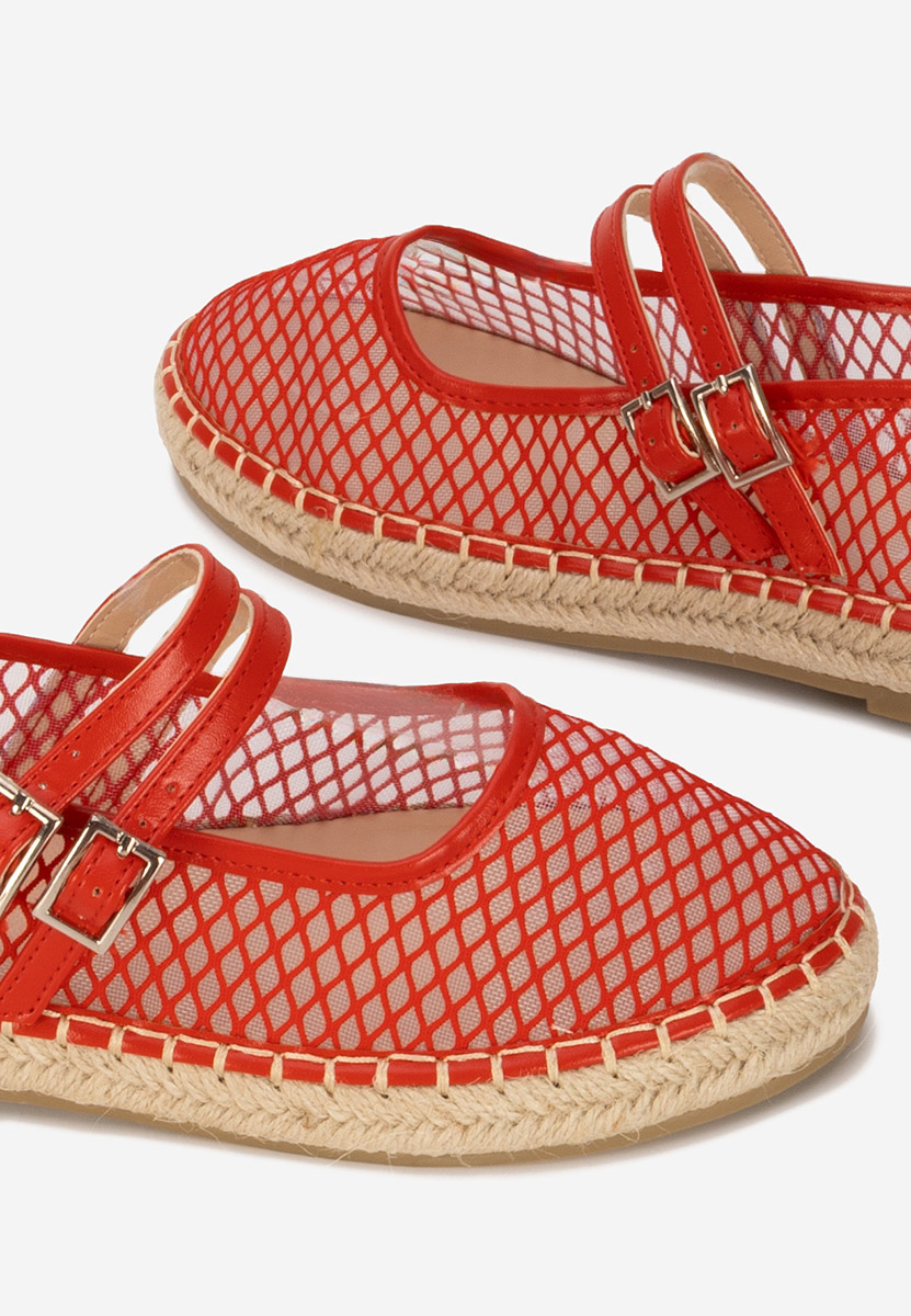 Espadrillas donna Nikia rosso