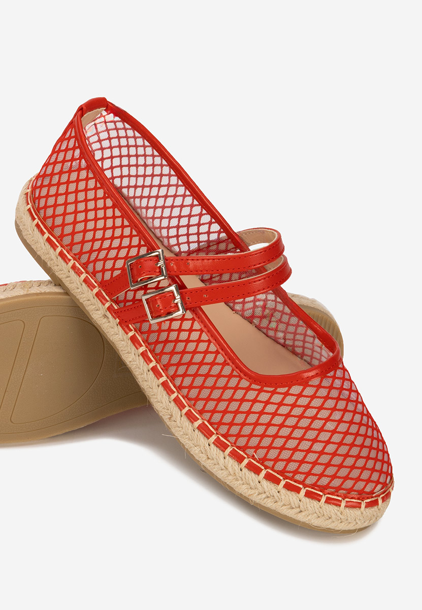Espadrillas donna Nikia rosso