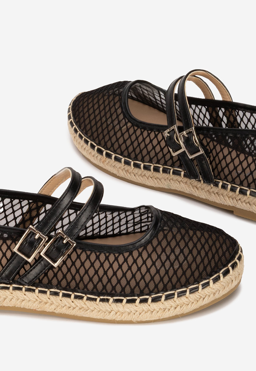 Espadrillas donna Nikia nero