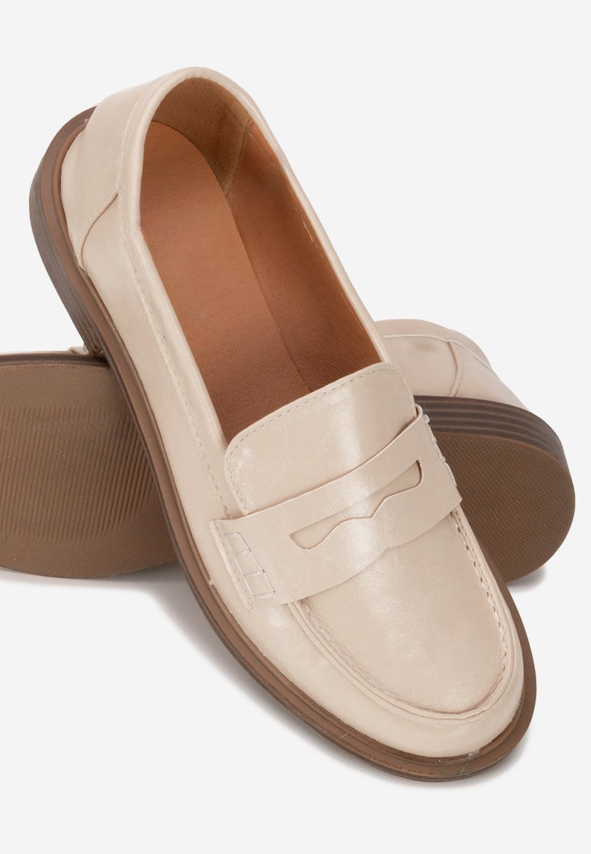 Mocassini da donna Zayrie beige