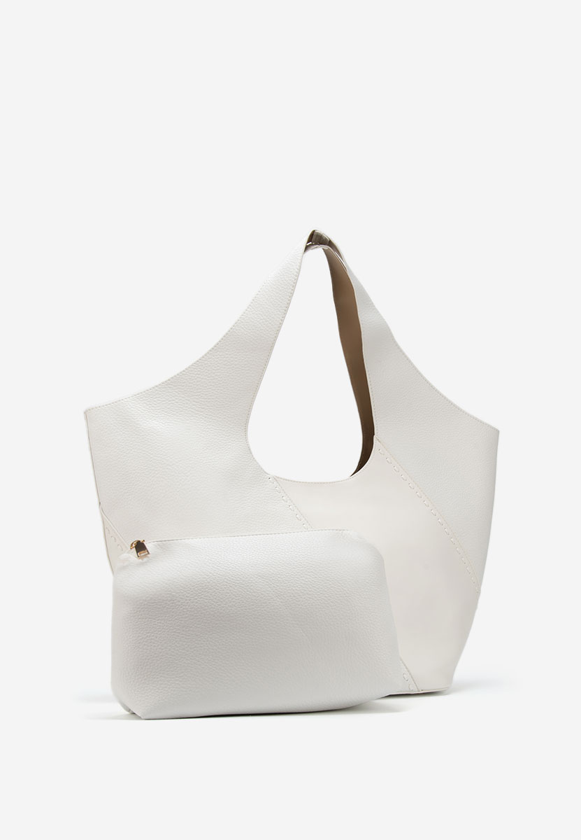Borsa a mano Delya bianca