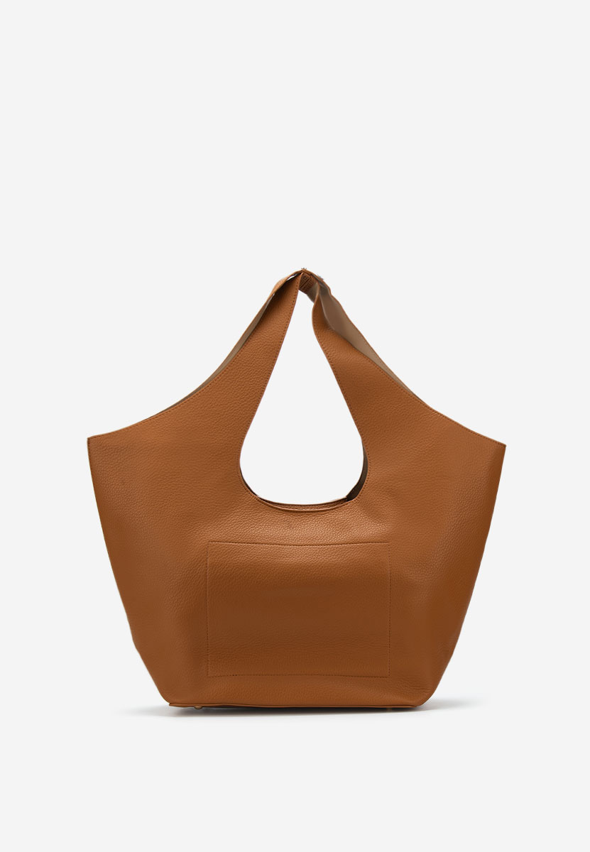 Borsa a mano Delya marrone