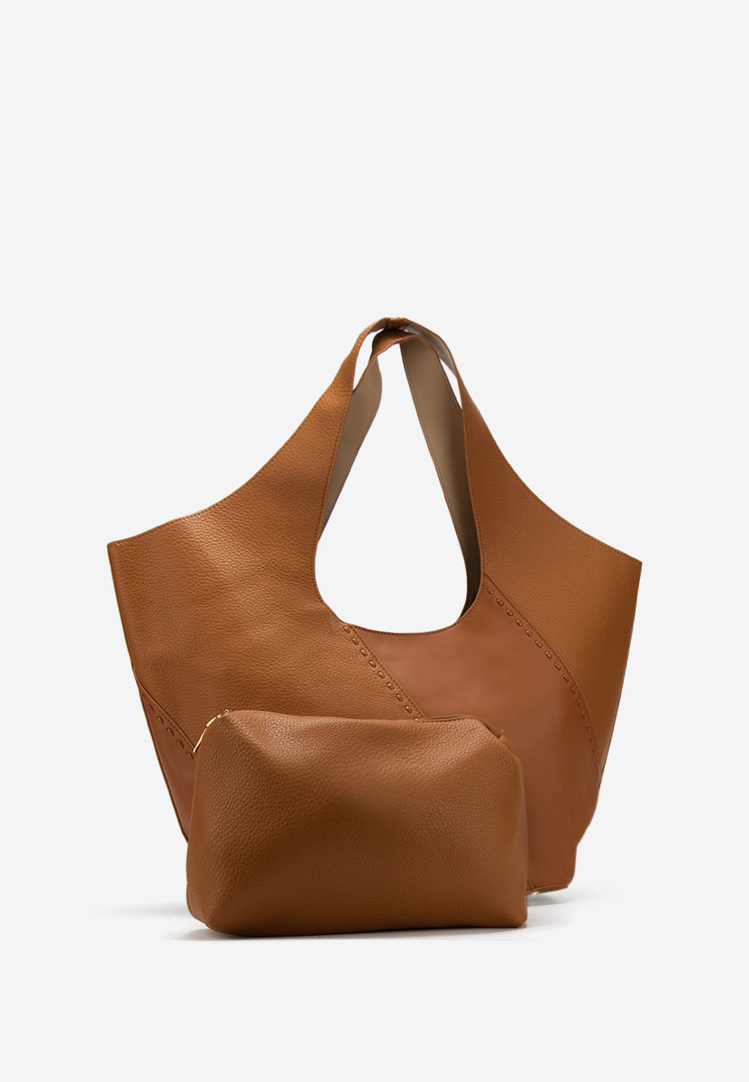 Borsa a mano Delya marrone