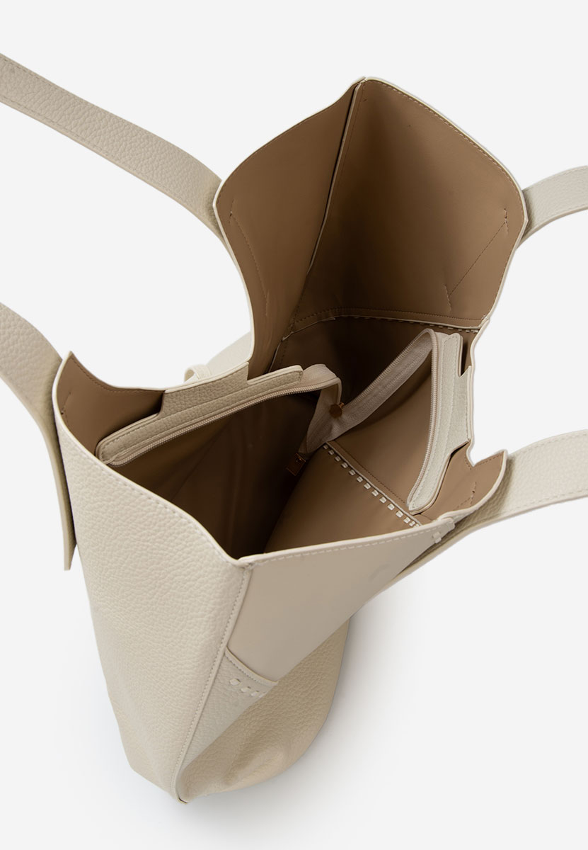 Borsa a mano Ginevria beige