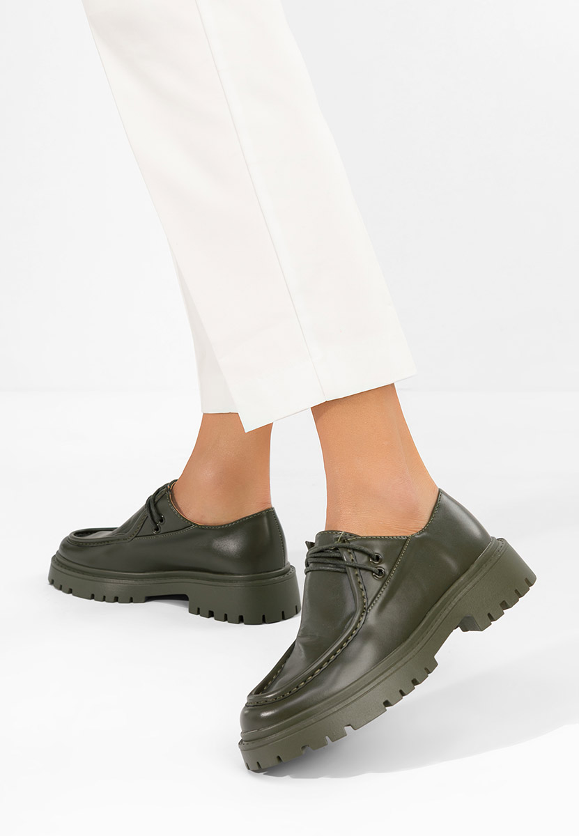 Scarpe basse donna Grinora verdi