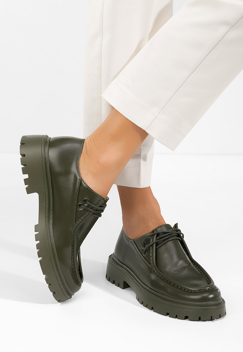 Scarpe basse donna Grinora verdi