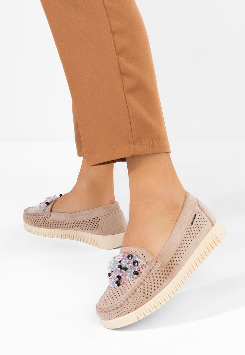 Mocassini da donna Lynna V2 beige