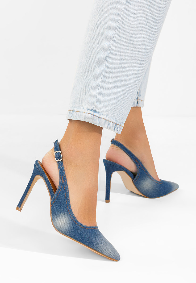 Décolleté Slingback Aliomia denim