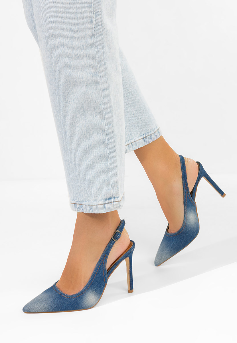 Décolleté Slingback Aliomia denim