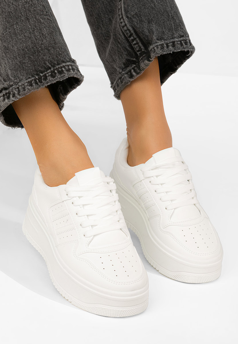 Sneakers con plateau Liorna bianchi