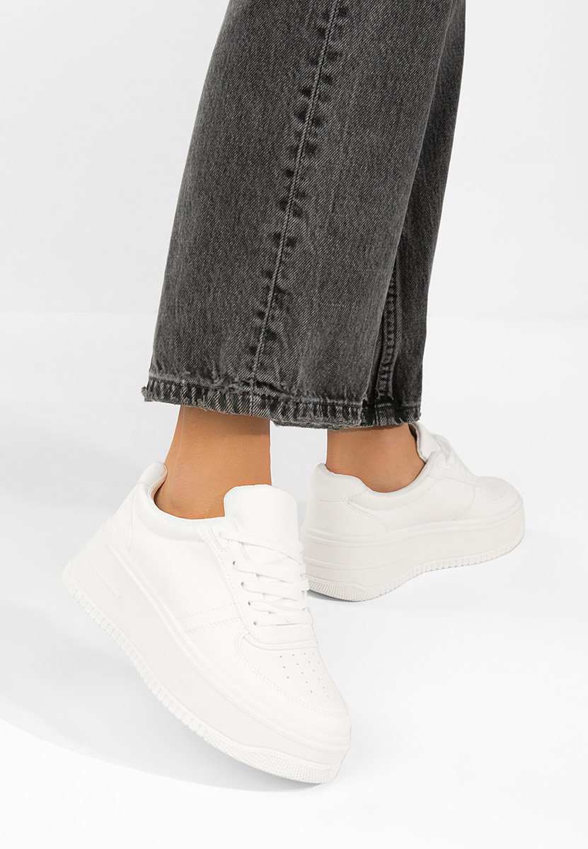 Sneakers con plateau Seminia bianchi