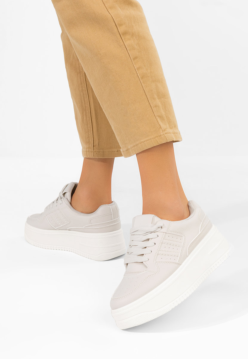 Sneakers con plateau Liorna beige